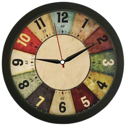 Twelve Color Wall Clock for Living Room || Badroom || Shop || Office || Home Decor