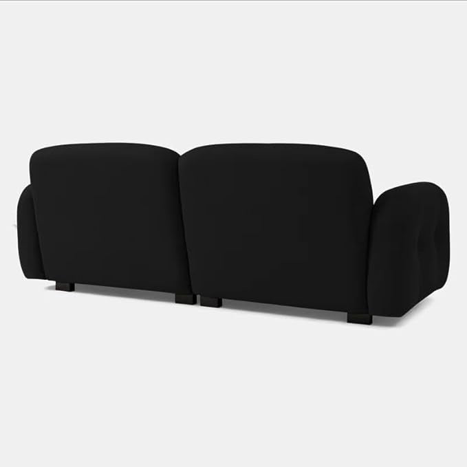 Modern Curvy 3-Seater Teddy Sofa | Plush Comfort and Perfect for Living Room