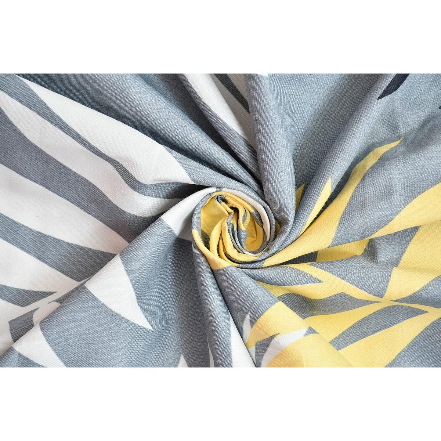Polycotton Diwan Covers Set of 8 Pieces | 1Bedsheet 2Bolster Covers 5Cushion Covers | Ice Blue