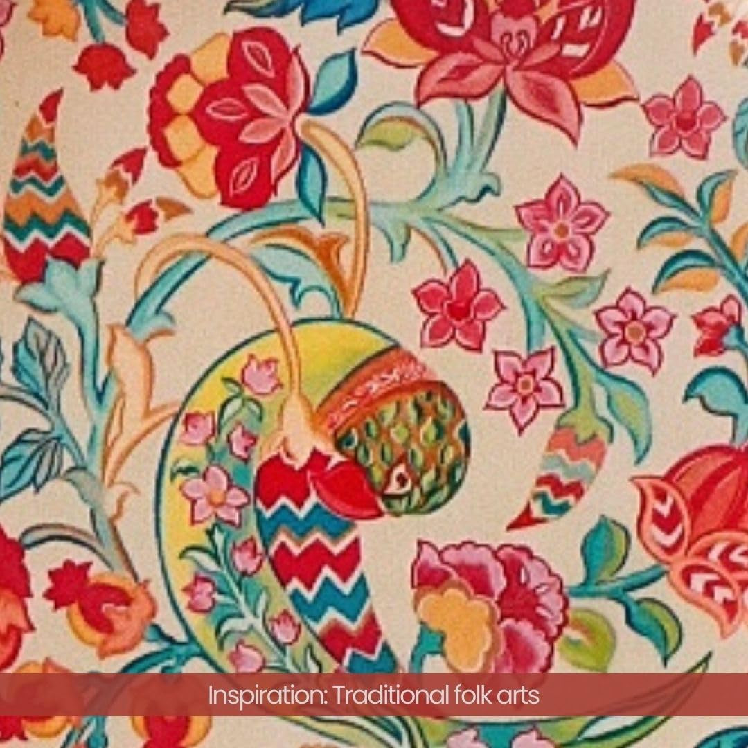 Birds of Paradise Metal Wall Plates & Madhubani Paintings – Premium Set of 5 Decorative Wall Art for Living Room & Hall