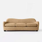 Modern Curvy 3-Seater Sofa – Bouclé Fabric | Plush Comfort & Premium Design