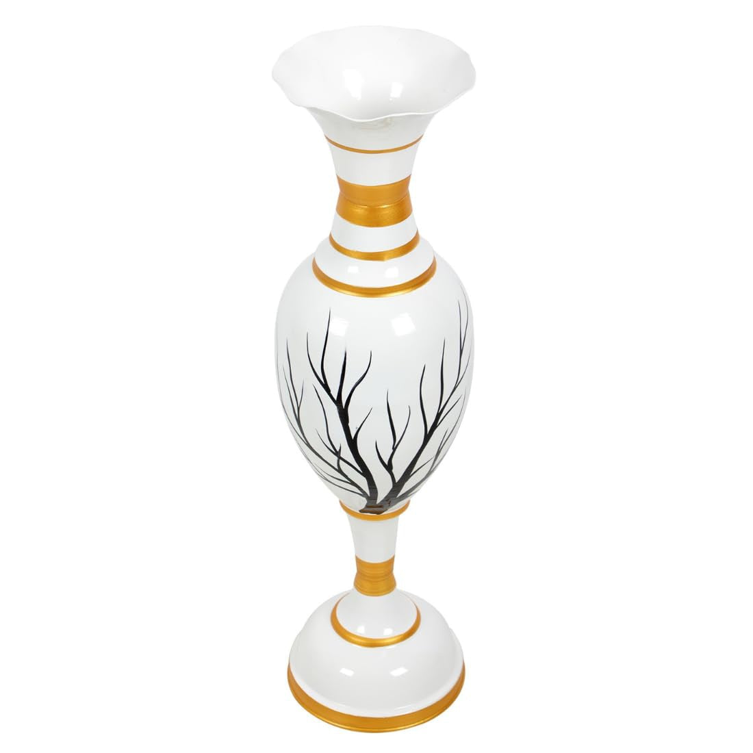 Flower Vase Big Size for Living Room Corner – 25-Inch Multicolor Handmade Iron Decorative Centerpiece