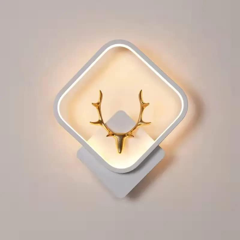 Home Décor LED Fancy Wall Light – 3-Color Changing Decorative Night Lamp for Bedroom & Living Room (Warm White, Cool White, Natural) White