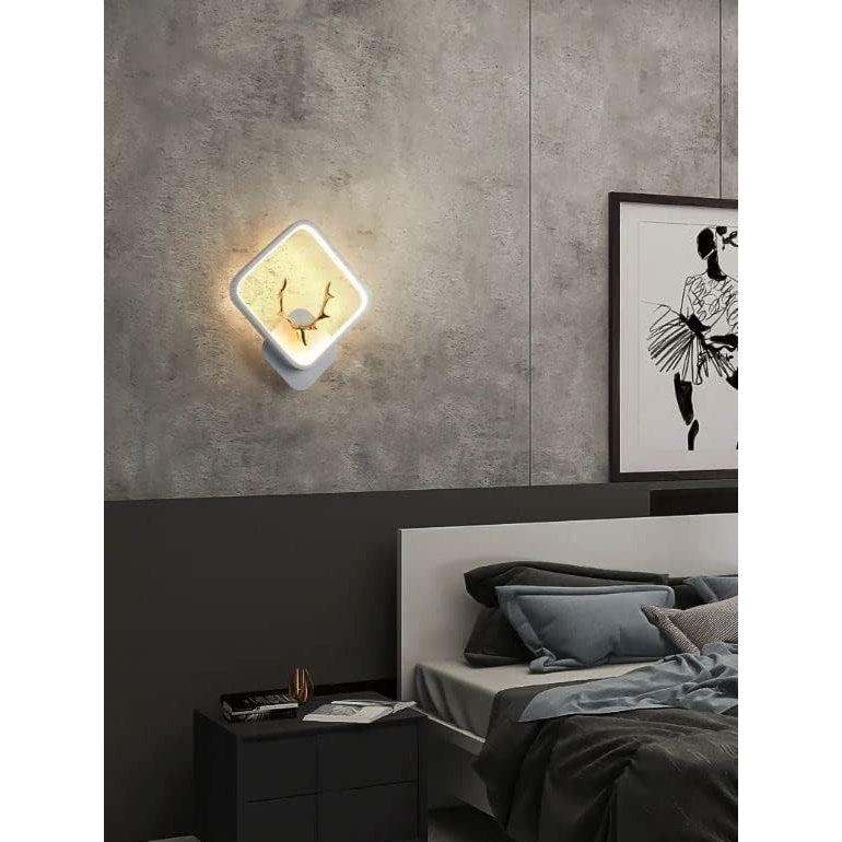 Home Décor LED Fancy Wall Light – 3-Color Changing Decorative Night Lamp for Bedroom & Living Room (Warm White, Cool White, Natural)