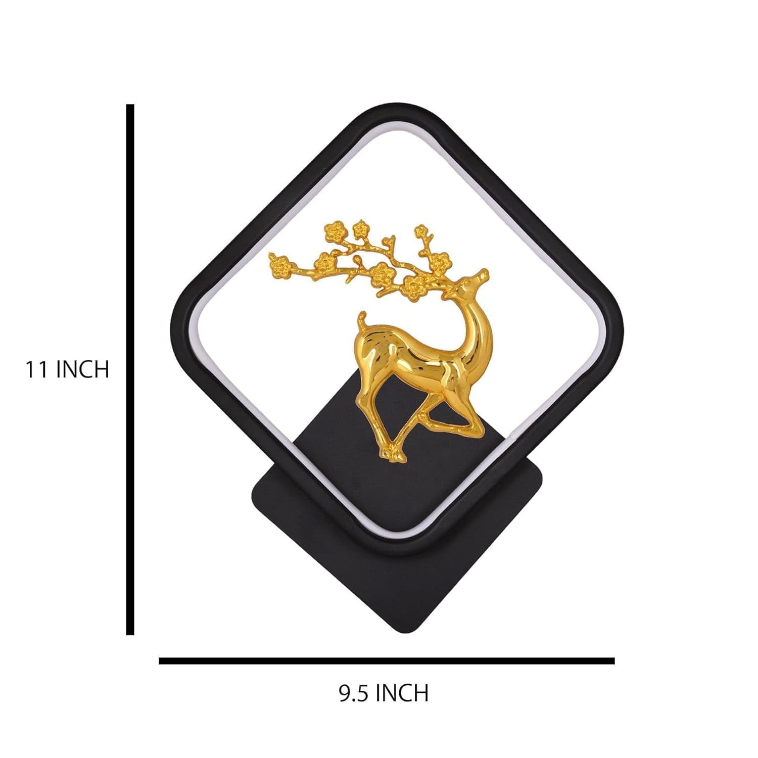 Modern 3-in-1 Color-Changing LED Deer Head Wall Light