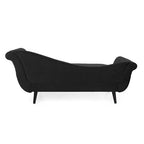 Comfort & Trendy Rosewood 2-Seater Modern Classic Settee Chaise Lounge with Pillow – Blissful Casa (Light Blue Kulfi, Large)