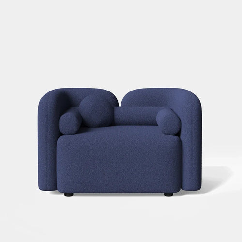 Elegant Curvy 1 Seater Sofa Chair – Cozy Modern Lounger